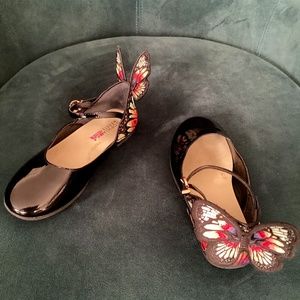Sophia Webster Mini girls butterfly flats